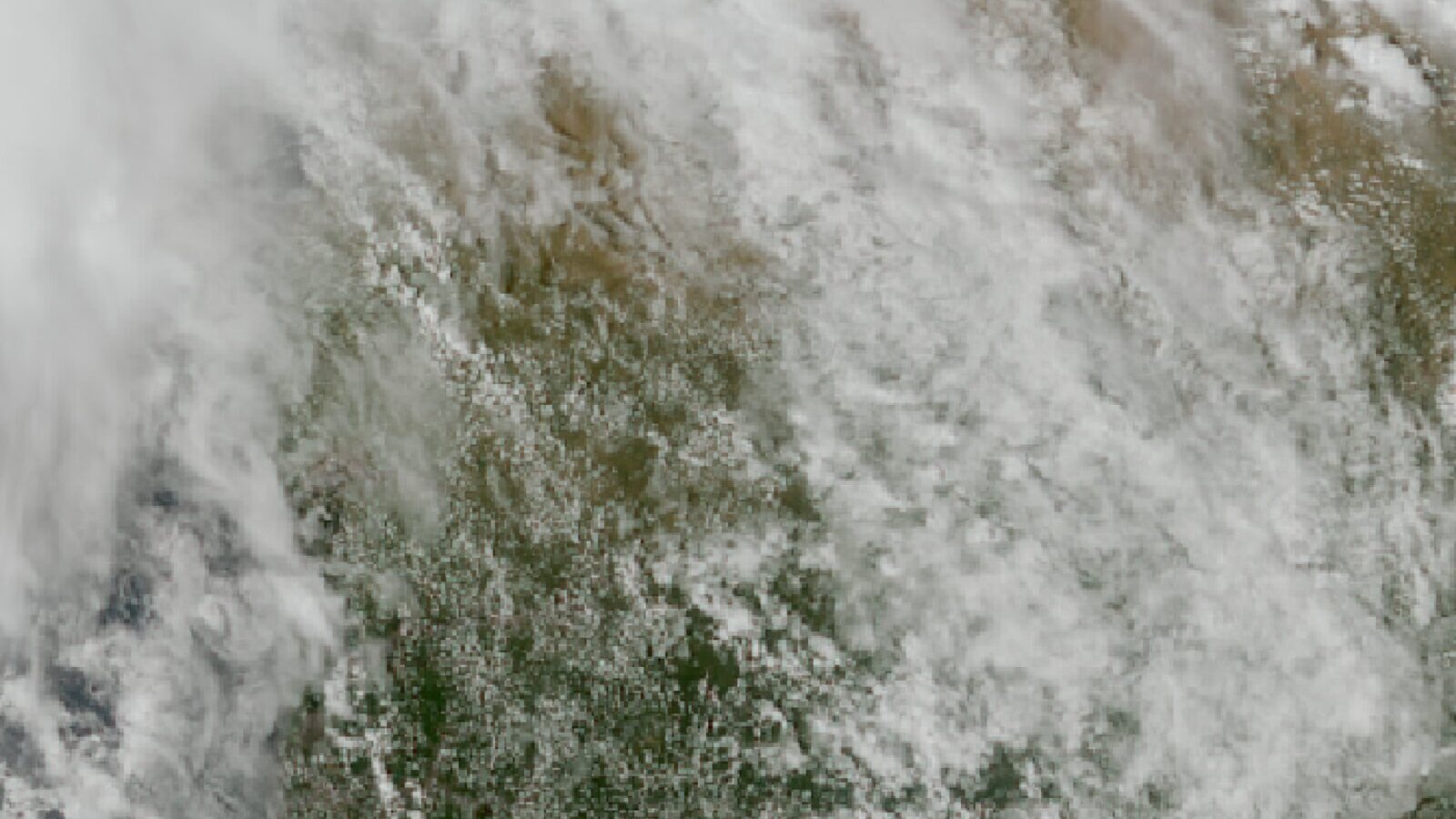 Le ciel au-dessus du Sénégal vu par le satellite Meteosat, 25 septembre à 14 h