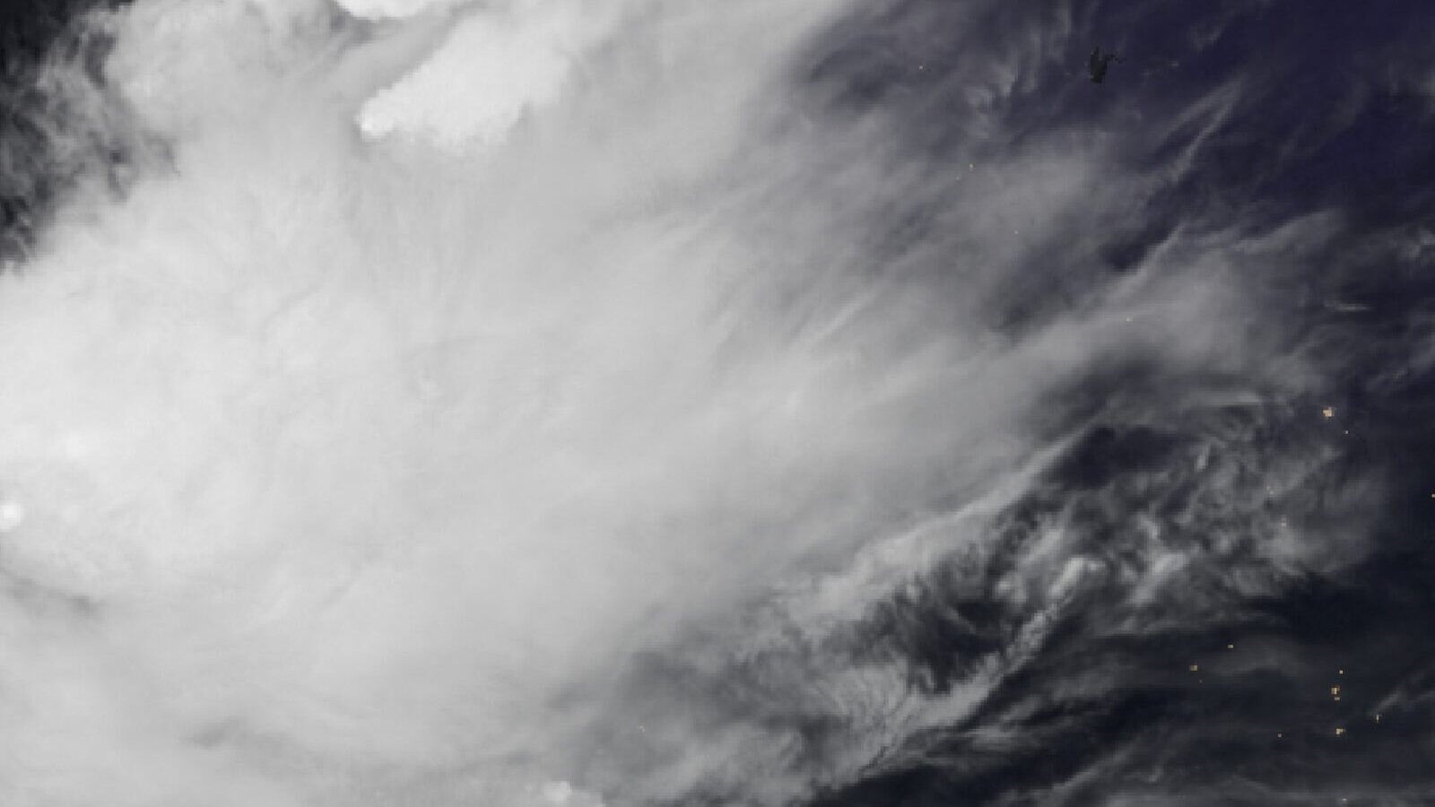 Le ciel au-dessus du Sénégal vu par le satellite Meteosat, 8 octobre à 0 h 30