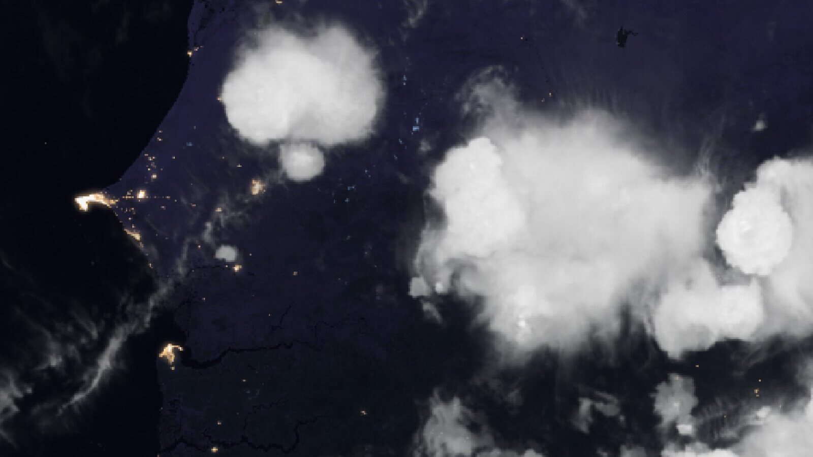 Le ciel au-dessus du Sénégal vu par le satellite Meteosat, 26 septembre à 19 h