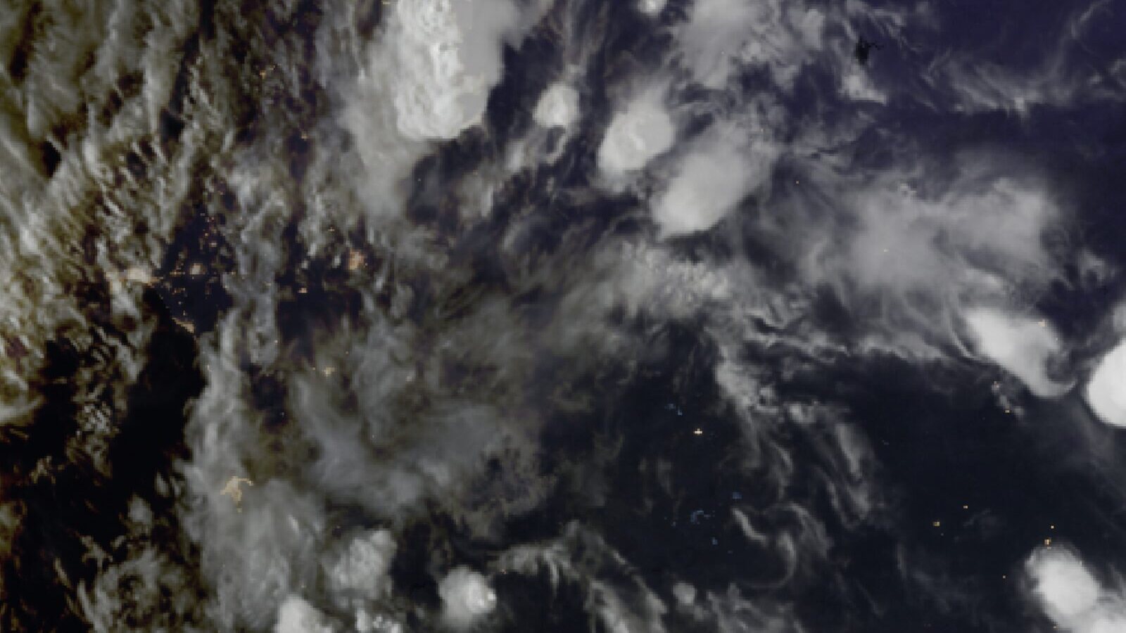 Le ciel au-dessus du Sénégal vu par le satellite Meteosat, 27 septembre à 18 h 30