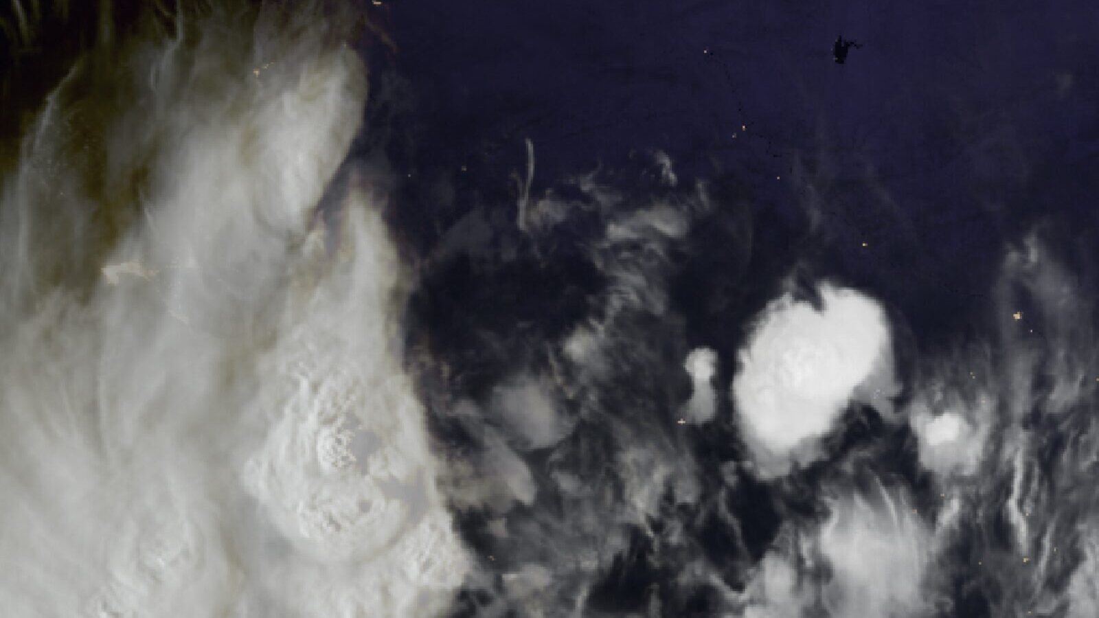 Le ciel au-dessus du Sénégal vu par le satellite Meteosat, 28 septembre à 18 h 30