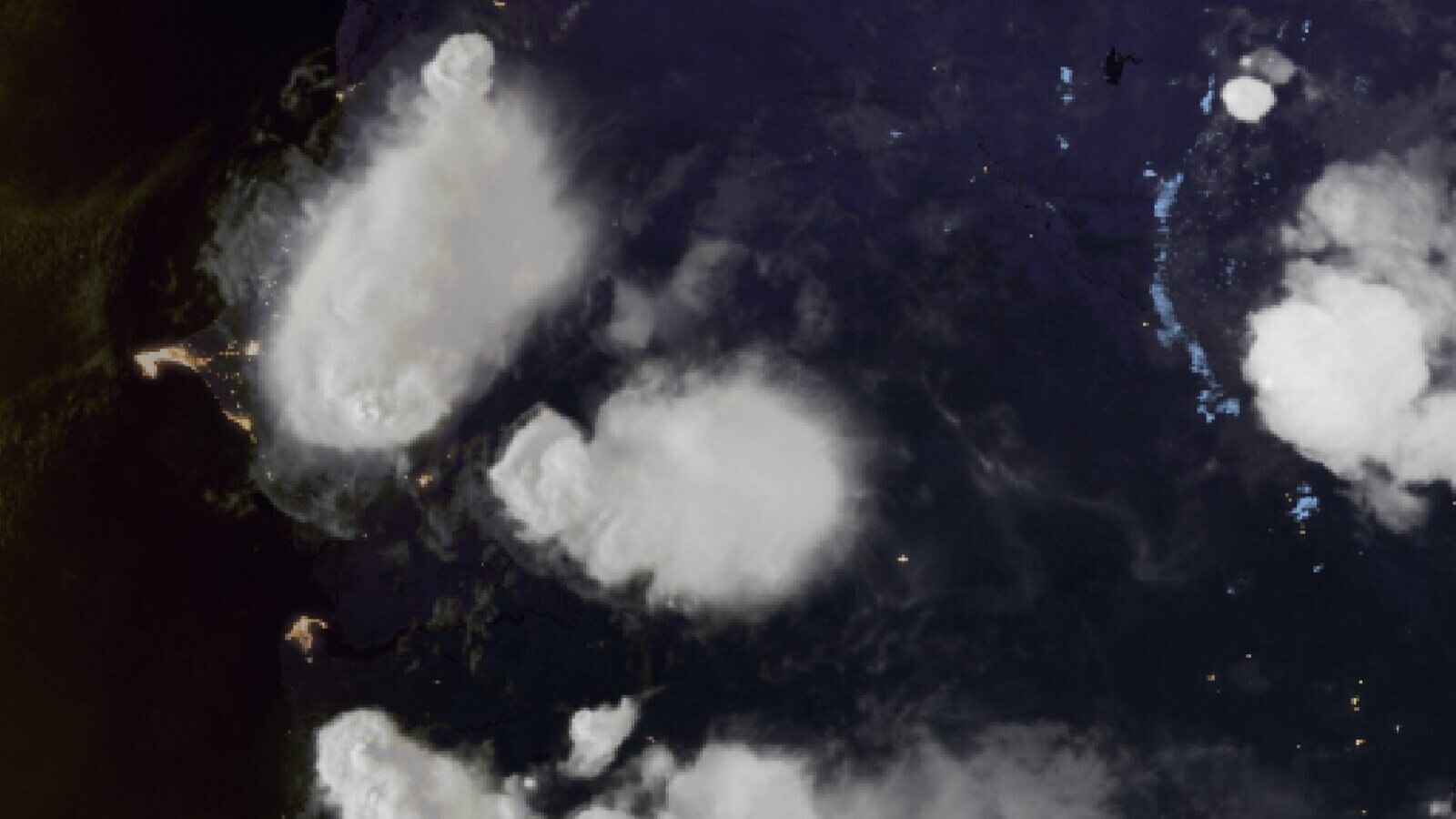 Le ciel au-dessus du Sénégal vu par le satellite Meteosat, 2 octobre à 18 h 30
