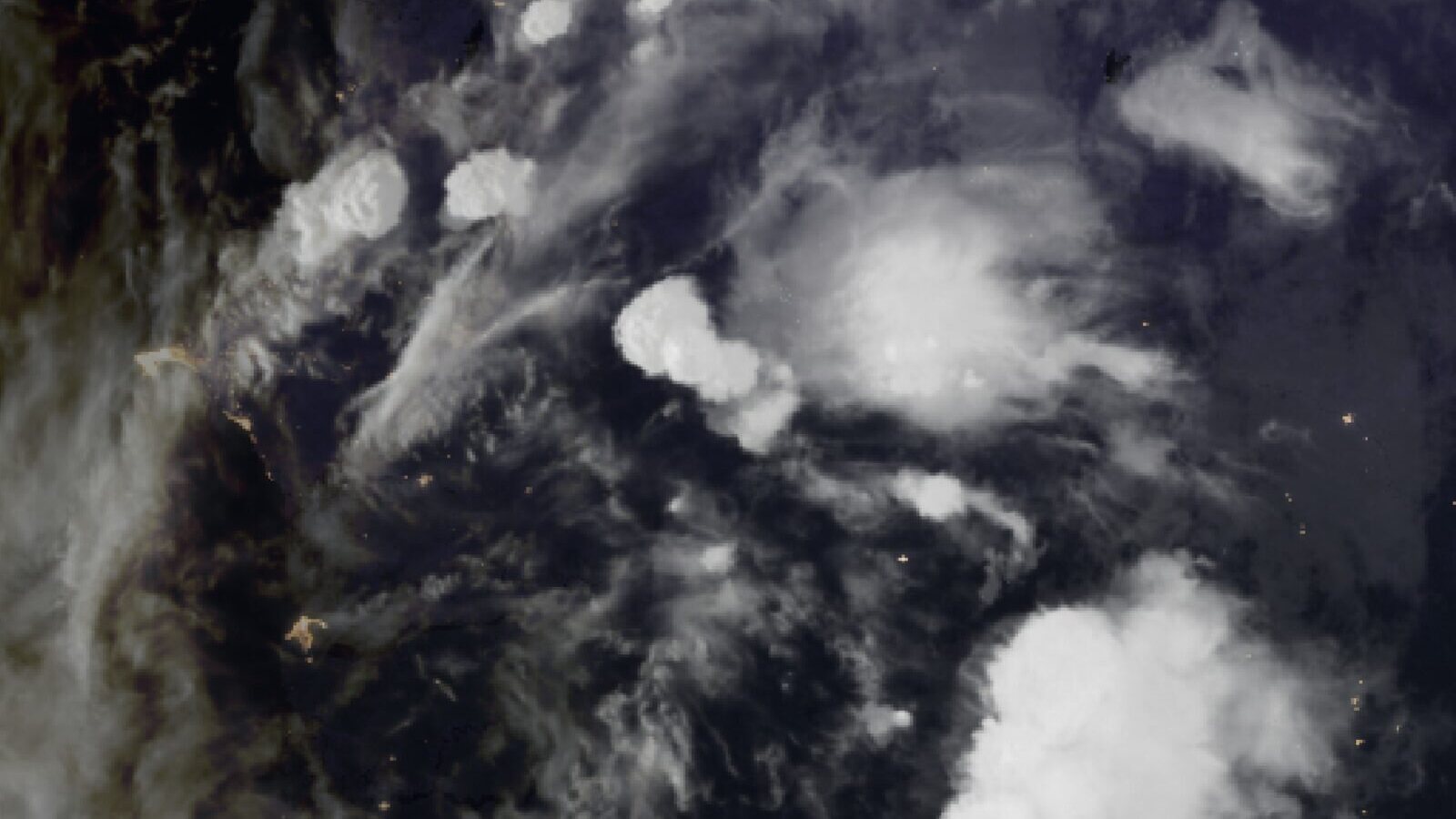 Le ciel au-dessus du Sénégal vu par le satellite Meteosat, 5 octobre à 18 h 30
