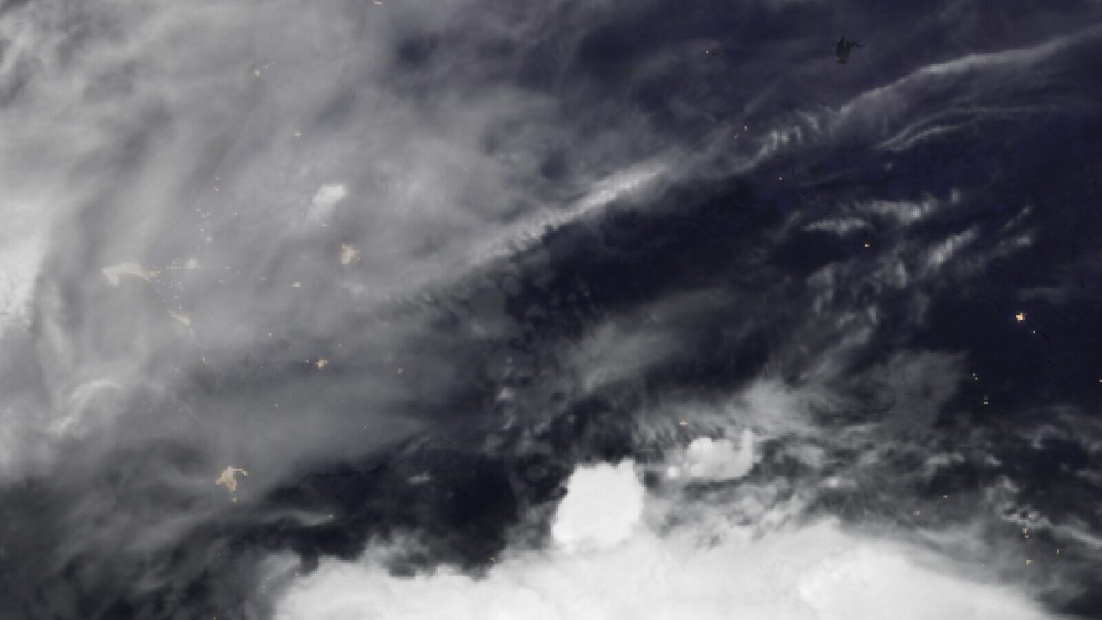 Le ciel au-dessus du Sénégal vu par le satellite Meteosat, 8 octobre à 4 h 30