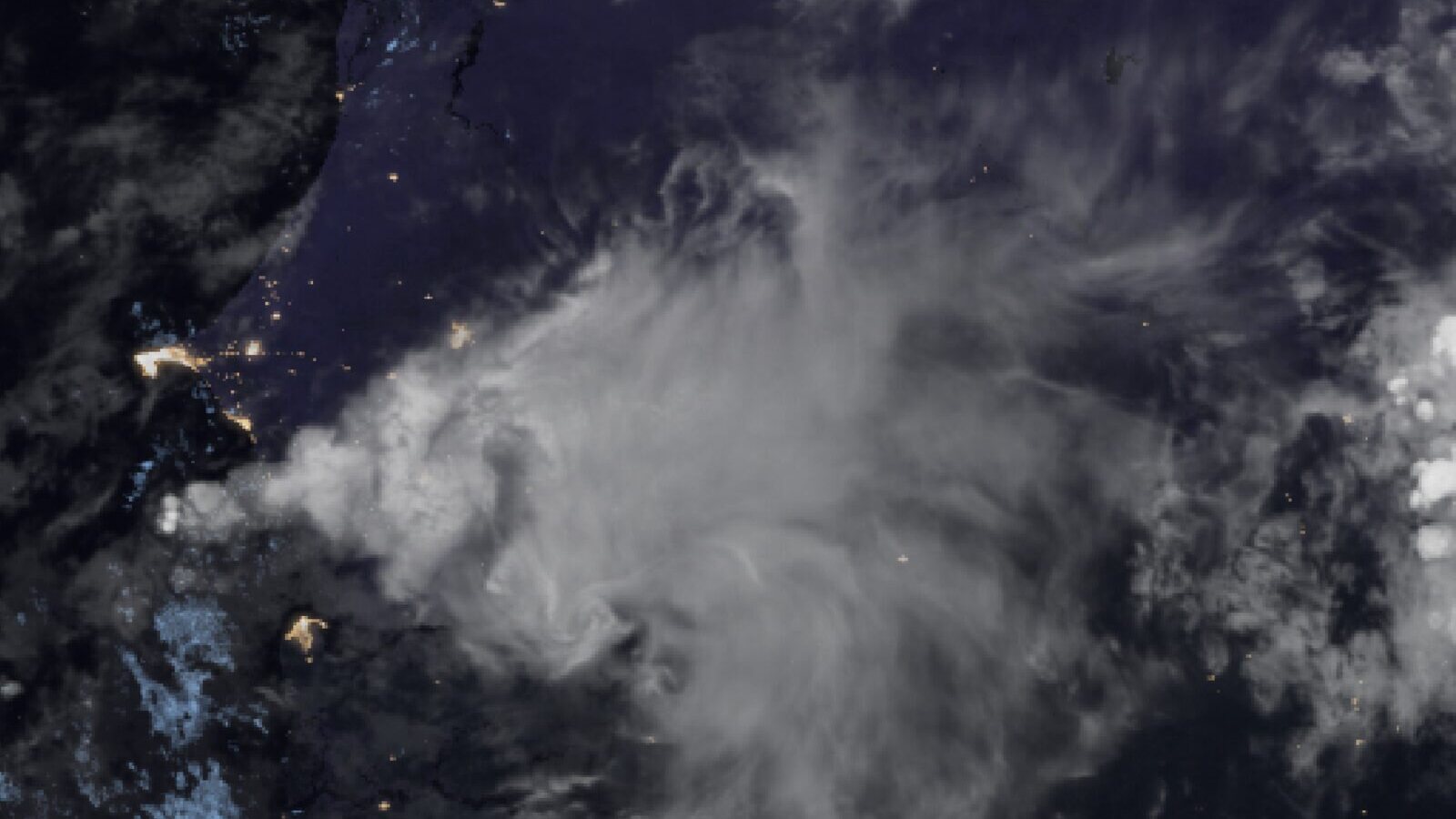 Le ciel au-dessus du Sénégal vu par le satellite Meteosat, 9 octobre à 4 h 30