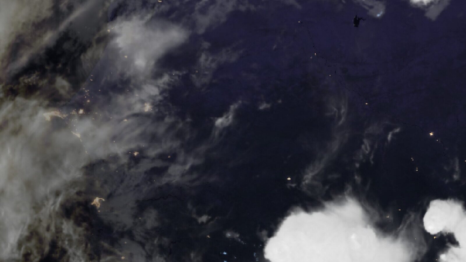 Le ciel au-dessus du Sénégal vu par le satellite Meteosat, 9 octobre à 18 h 30