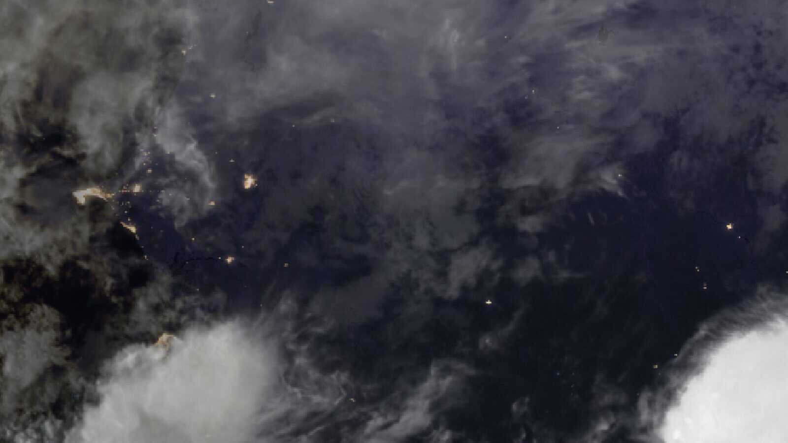 Le ciel au-dessus du Sénégal vu par le satellite Meteosat, 10 octobre à 18 h 30