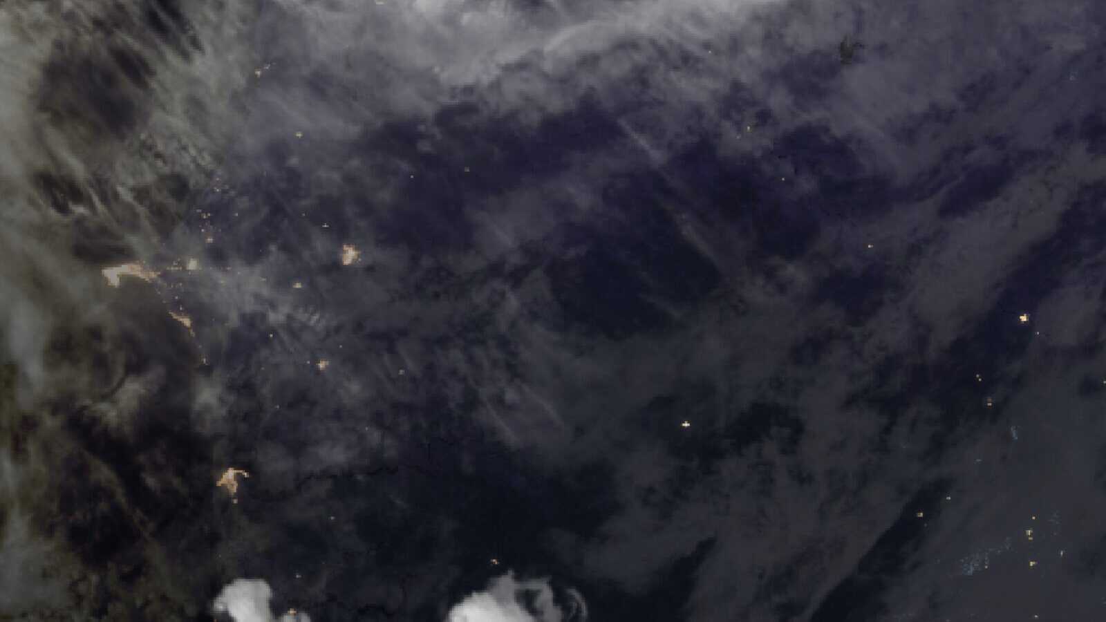 Le ciel au-dessus du Sénégal vu par le satellite Meteosat, 11 octobre à 18 h 30