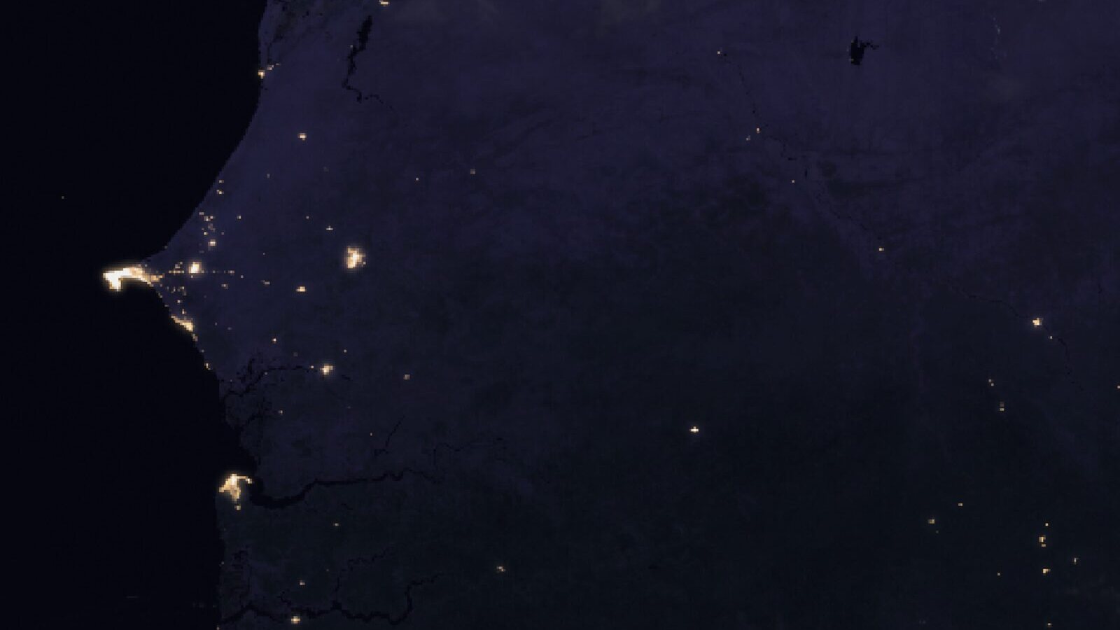 Le ciel au-dessus du Sénégal vu par le satellite Meteosat, 13 octobre à 4 h 30