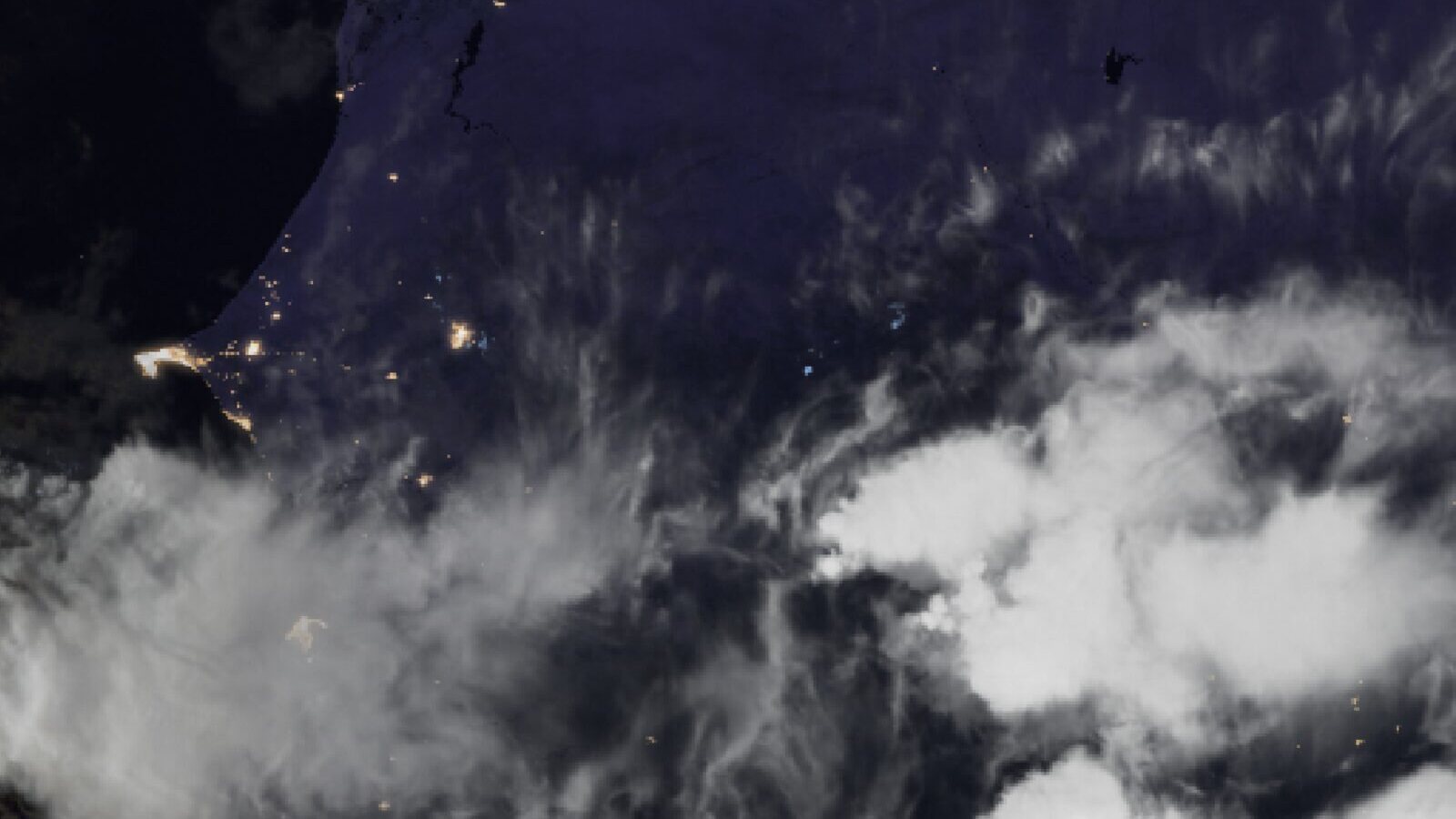 Le ciel au-dessus du Sénégal vu par le satellite Meteosat, 21 octobre à 18 h 30